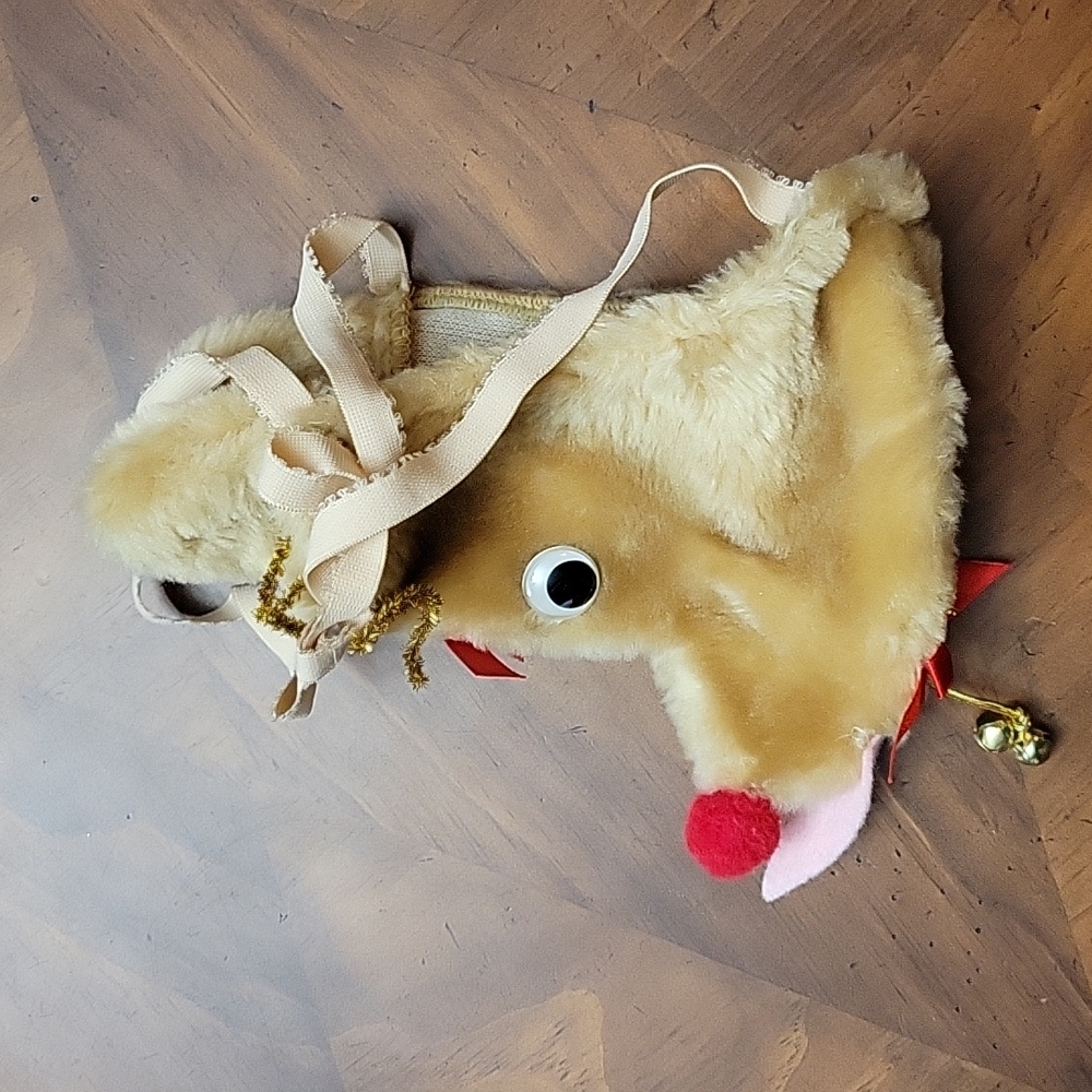 Rare Vintage Rudolph Red Nose Reindeer Men's Fredricks of Hollywood G-String